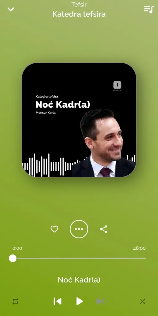 Ramazanski program "Poruka": Noć Kadr(a) 2 Noc Kadra