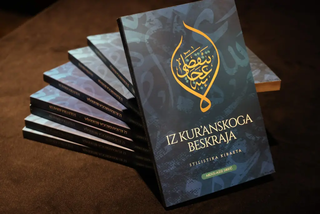 Govor na promociji knjige "Iz kur'anskoga beskraja" hafiza Abdul-Aziza Drkića 2 U Sarajevu predstavljena knjiga "Iz kur'anskog beskraja", Abdul-Aziza Drkića: Knjiga naučne i praktične vrijednosti